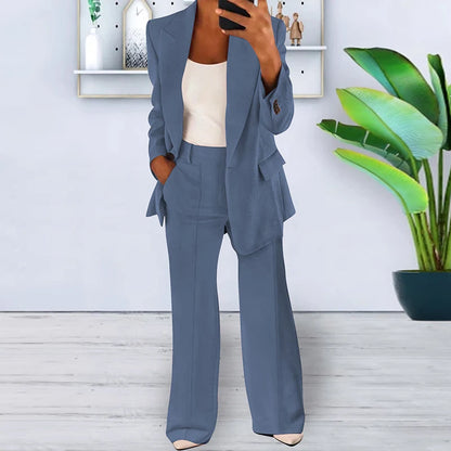 Suit Set Women - Slim Fit Jacket with Matching Trousers