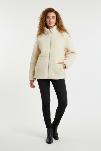 Jacket Women - Soft Warm Teddy Jacket