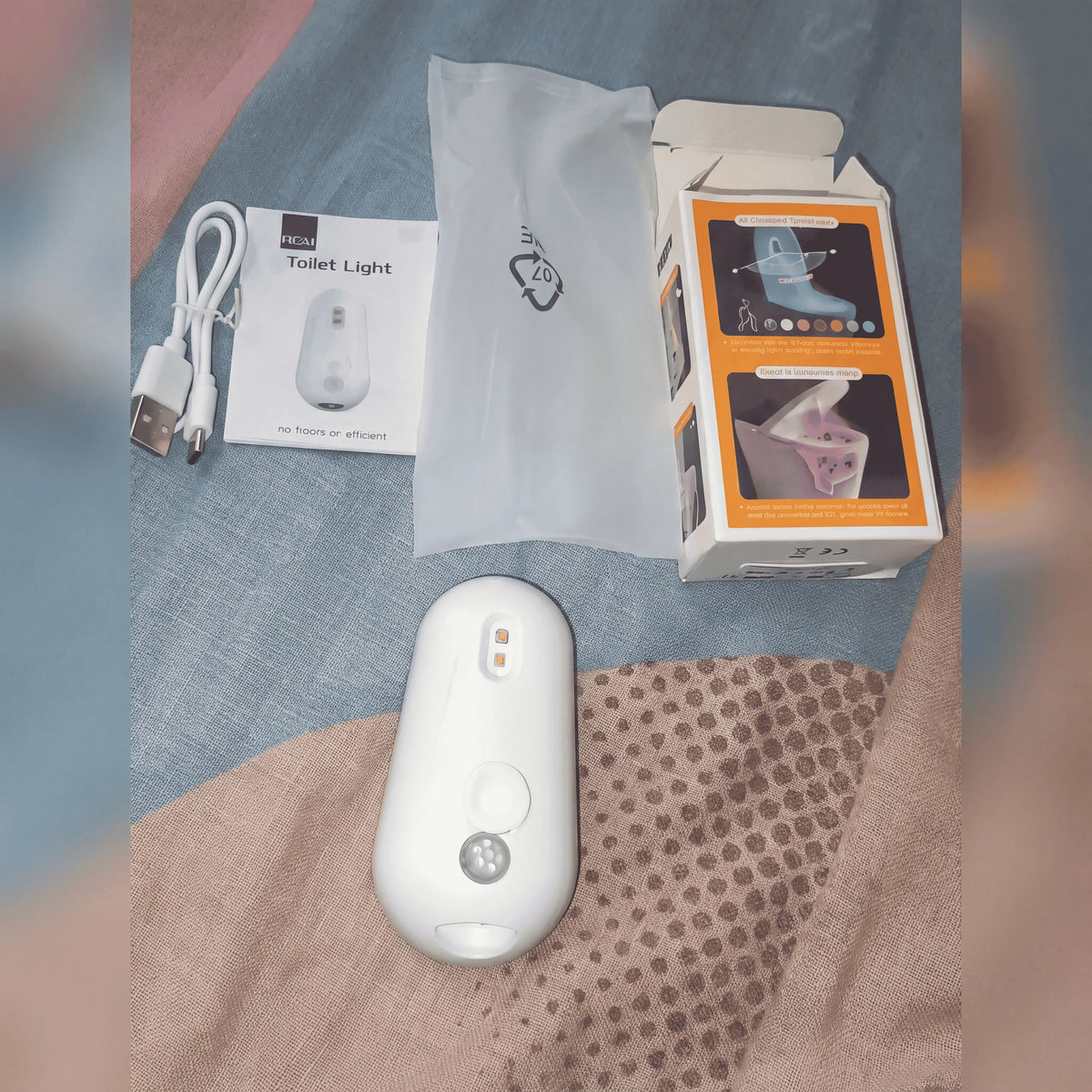 Toilet Light – UV-C sanitiser, motion sensor, rechargeable