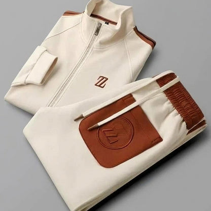 Tracksuit Men - Two-Piece Tailored Fit with Stripes