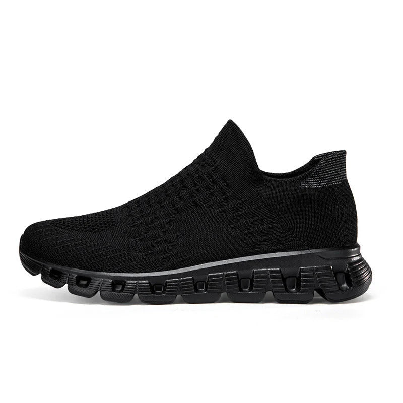 Trainers Men - Knitted Slip-On with Cushioned Sole
