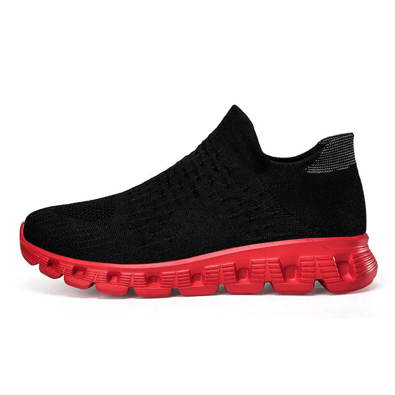 Trainers Men - Knitted Slip-On with Cushioned Sole
