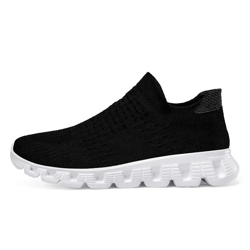 Trainers Men - Knitted Slip-On with Cushioned Sole