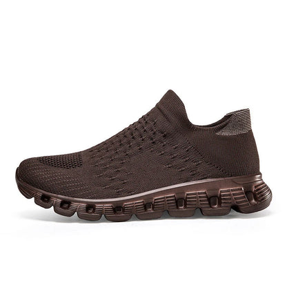 Trainers Men - Knitted Slip-On with Cushioned Sole
