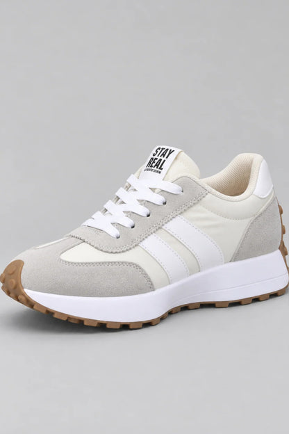 Trainers Women - Chunky Sole Retro Lace-Up