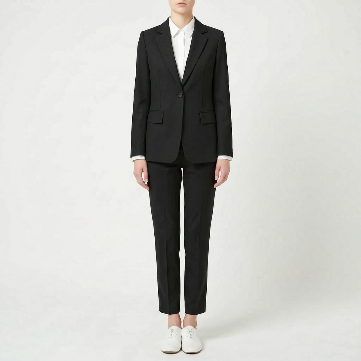 Trouser Suit Women - Single-Breasted with Notched Lapel