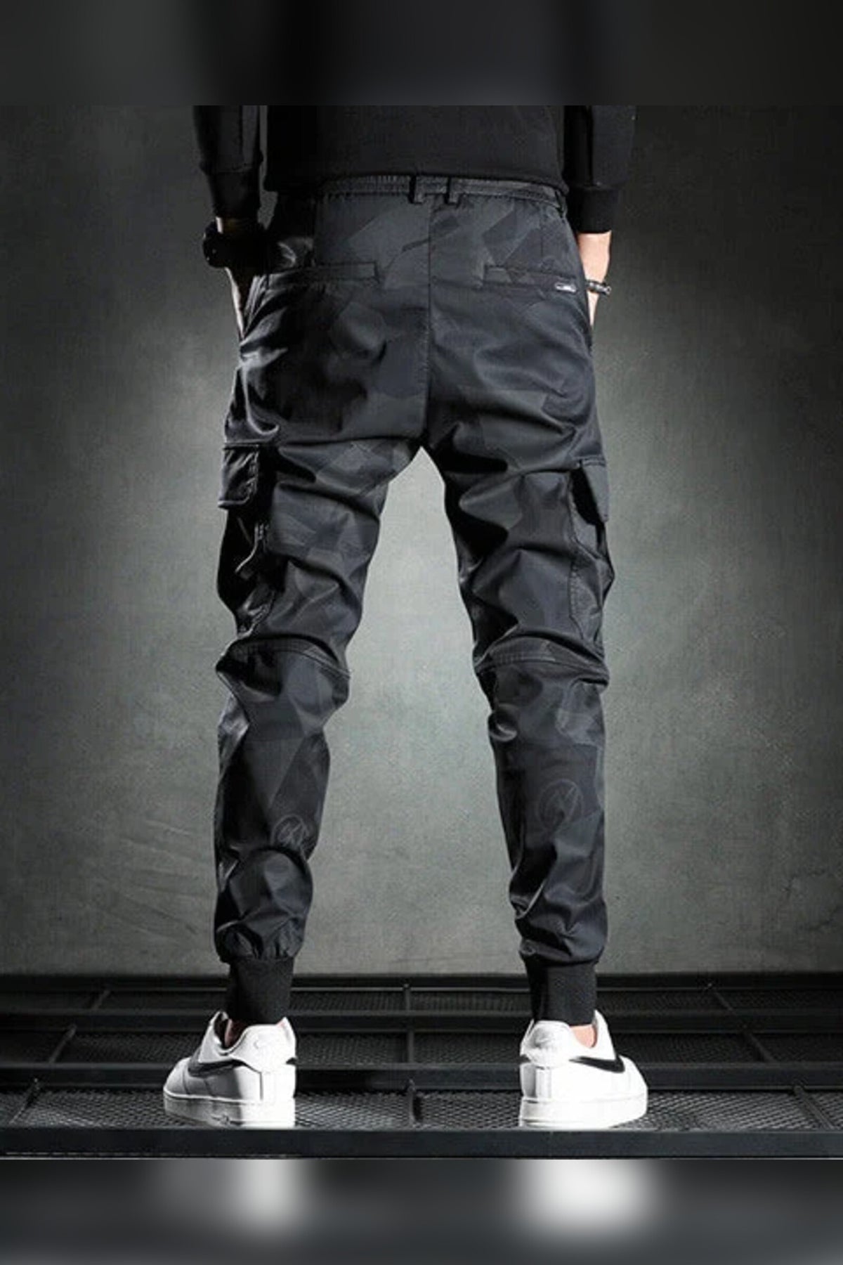 Trousers Men - Camouflage Cargo with Relaxed Fit