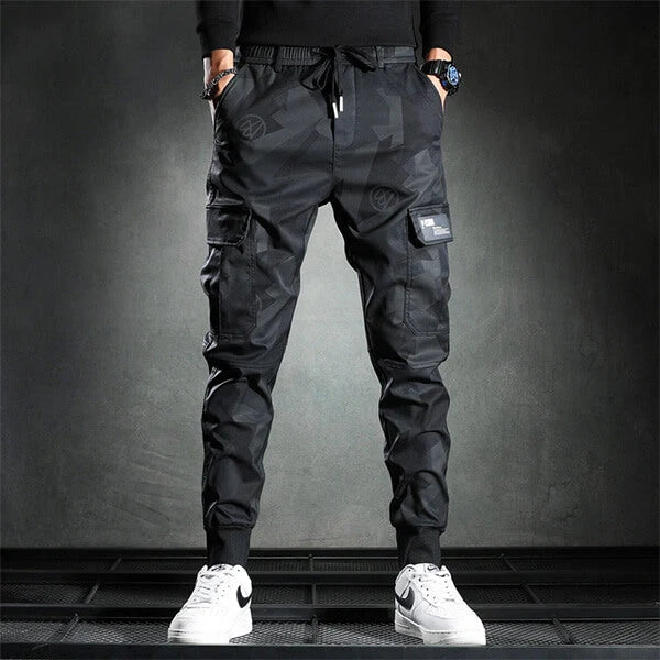 Trousers Men - Camouflage Cargo with Relaxed Fit