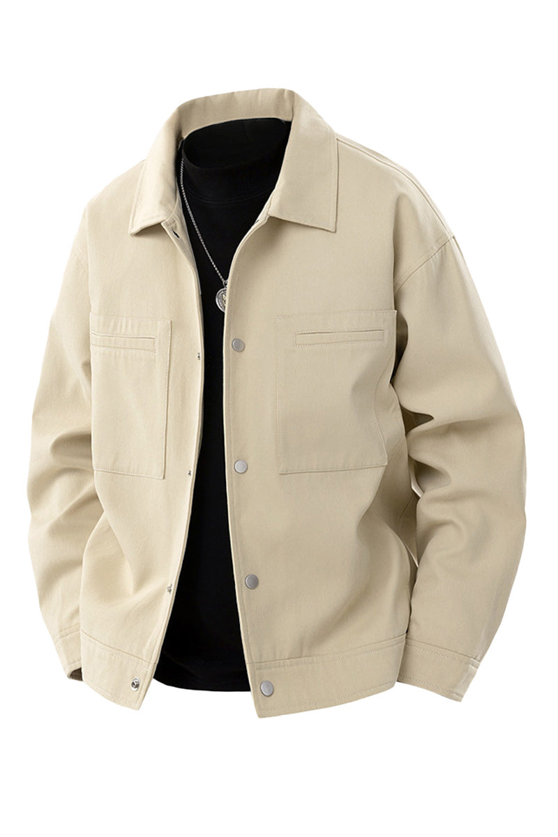 Jacket Women - Oversized Jacket with Button Front