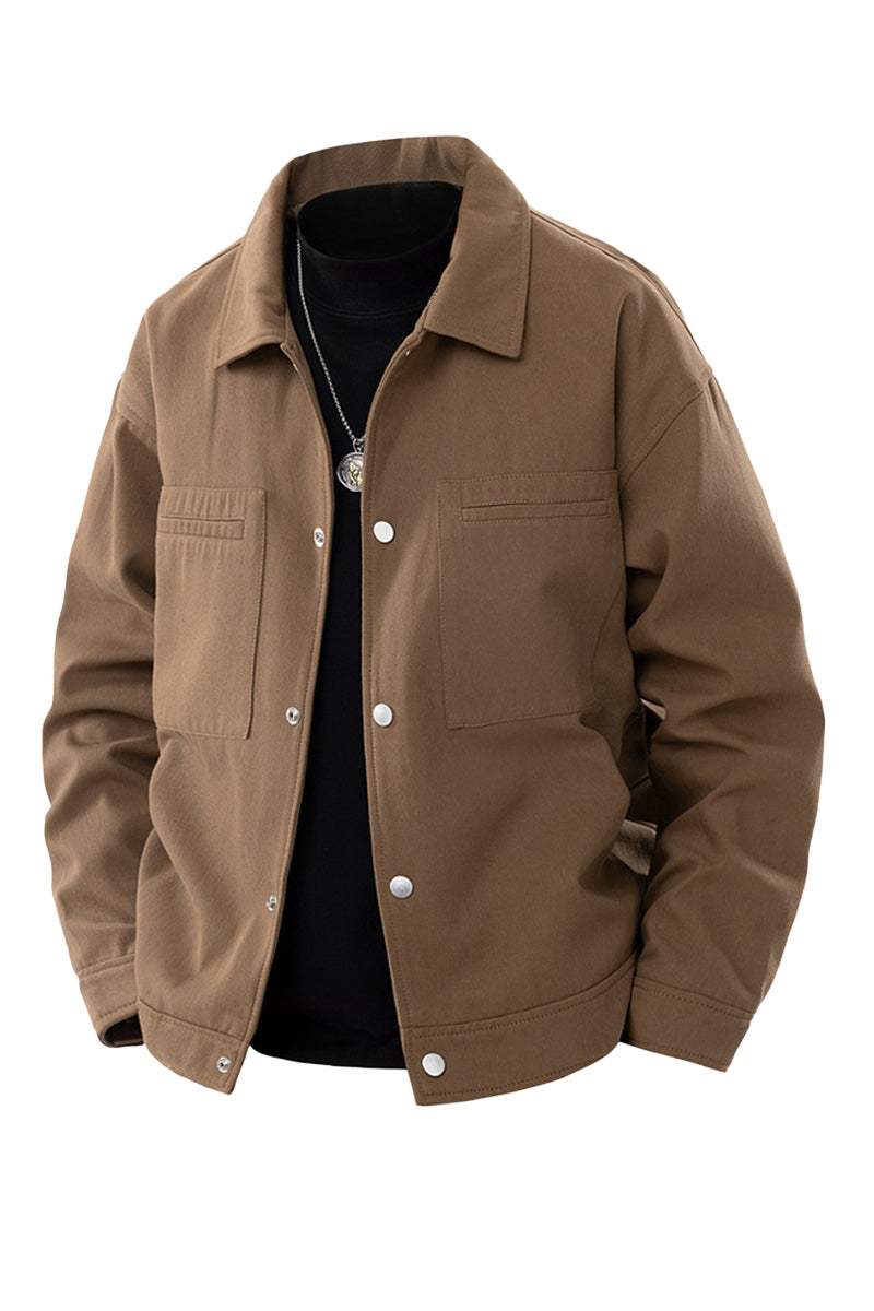 Jacket Women - Oversized Jacket with Button Front