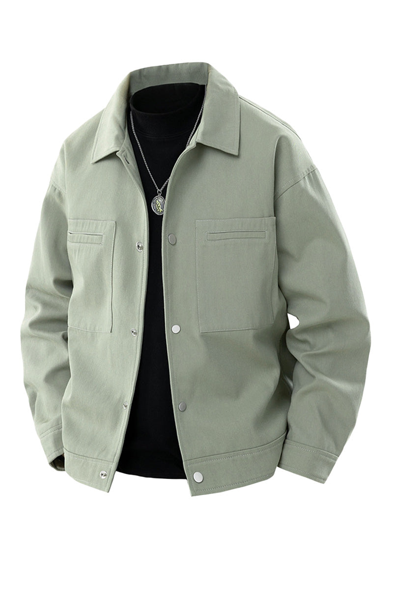 Jacket Women - Oversized Jacket with Button Front