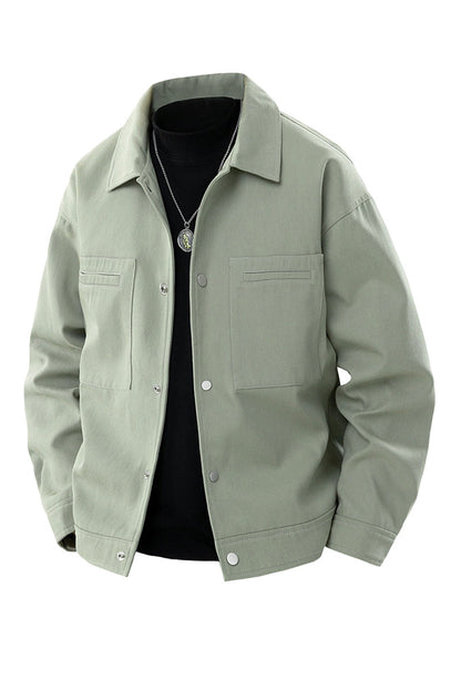 Jacket Women - Oversized Jacket with Button Front