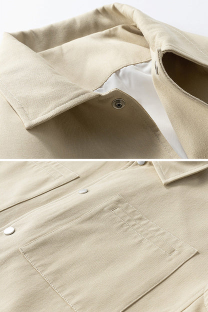 Jacket Women - Oversized Jacket with Button Front