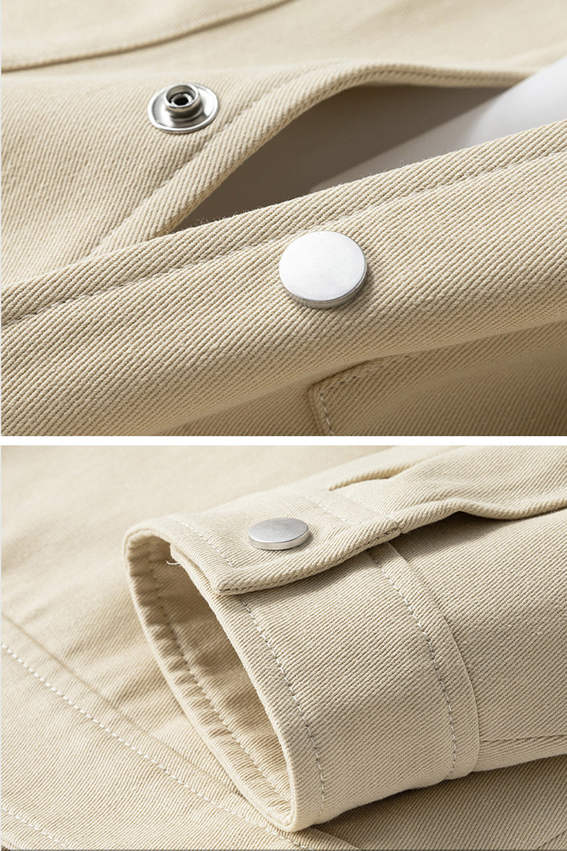 Jacket Women - Oversized Jacket with Button Front