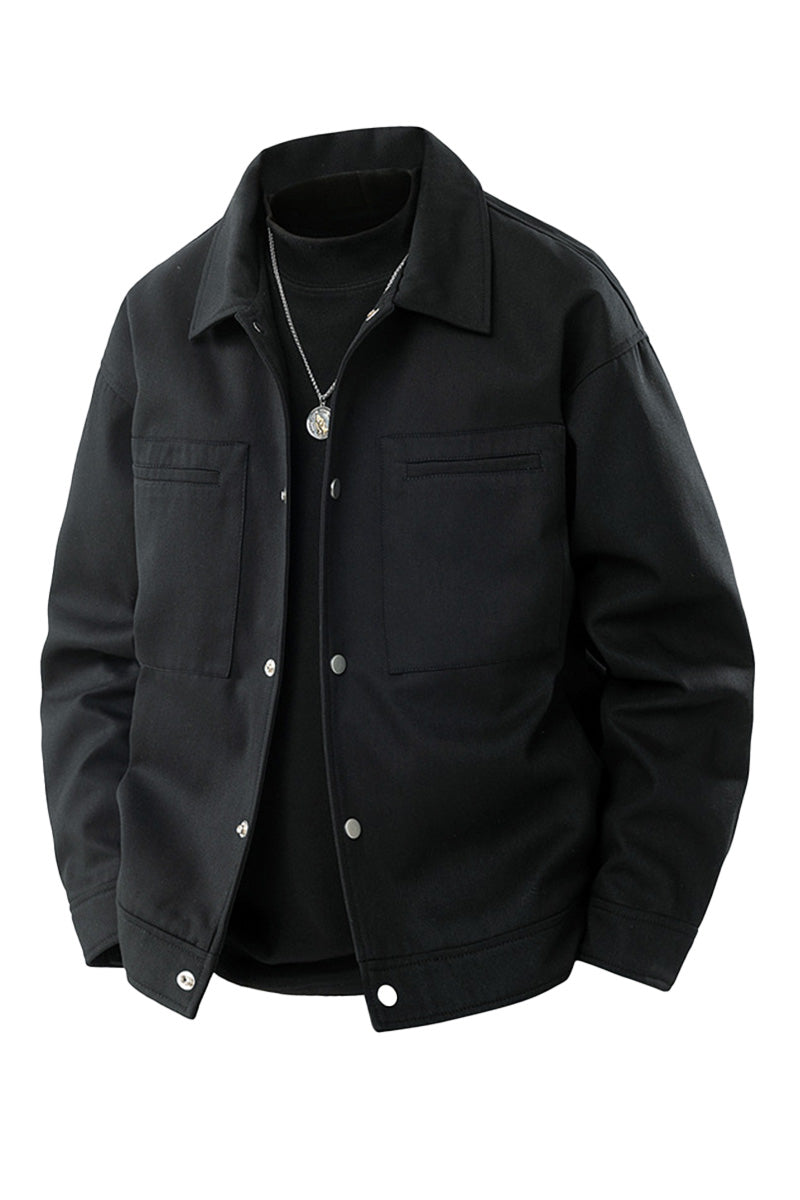 Jacket Women - Oversized Jacket with Button Front