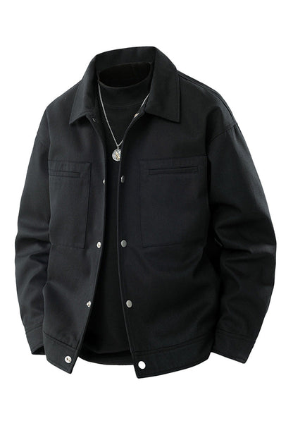 Jacket Women - Oversized Jacket with Button Front