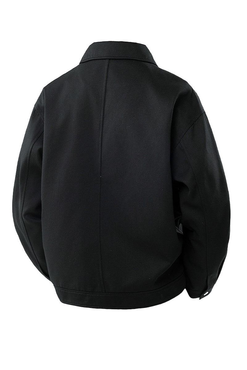 Jacket Women - Oversized Jacket with Button Front