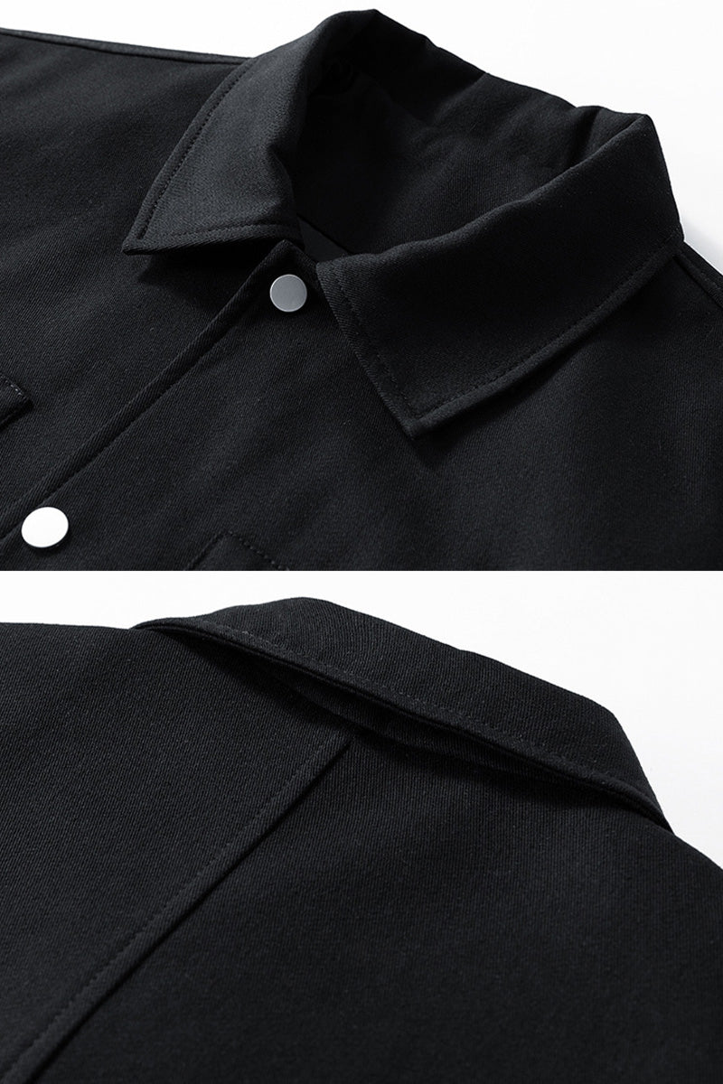 Jacket Women - Oversized Jacket with Button Front