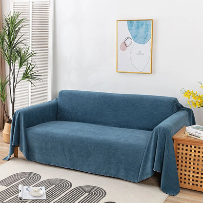 Waterproof Sofa Throw – silicone-backed polyester, six colours
