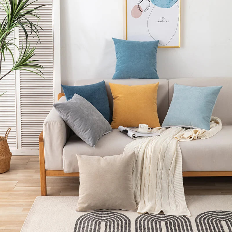Waterproof Sofa Throw – silicone-backed polyester, six colours