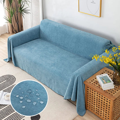 Waterproof Sofa Throw – silicone-backed polyester, six colours