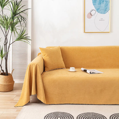 Waterproof Sofa Throw – silicone-backed polyester, six colours