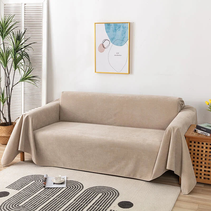 Waterproof Sofa Throw – silicone-backed polyester, six colours