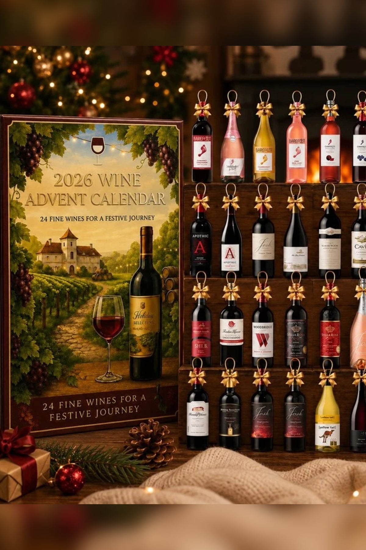 Wine Advent Calendar – 24 doors, Christmas countdown