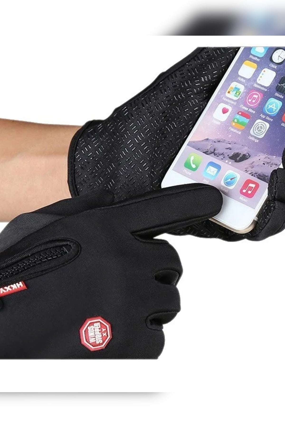 Winter Gloves – waterproof and windproof, touchscreen compatible, fleece lined