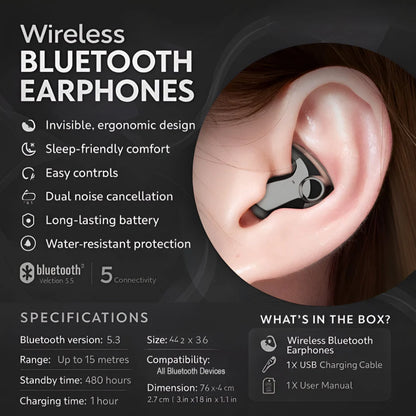 Wireless Earbuds – Bluetooth noise cancelling, IPX5 waterproof