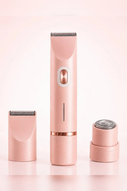 Women's Electric Shaver – dual-head, waterproof, USB-rechargeable